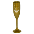 Taça de Champanhe Dourada 190 ml