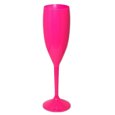 Taça de Champanhe Rosa 190 ml