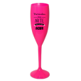 Taça de Champanhe Rosa 190 ml