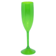 Taça de Champanhe Verde Neon