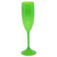 Taça de Champanhe Verde Neon 190 ml