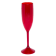 Taça de Champanhe Vermelha 190 ml