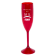 Taça de Champanhe Vermelha 190 ml