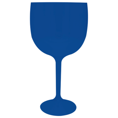 Taça Gin Fosco Azul Royal