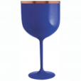Taça Gin Azul Tifanny Com Borda  