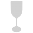 Taça de Vinho Fosco Branco