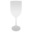 Taça de Vinho Fosco Prata