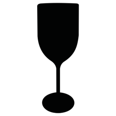 Taça de Vinho Fosco Preto