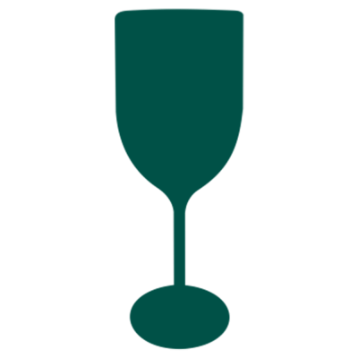 Taça de Vinho Fosco Verde Escuro